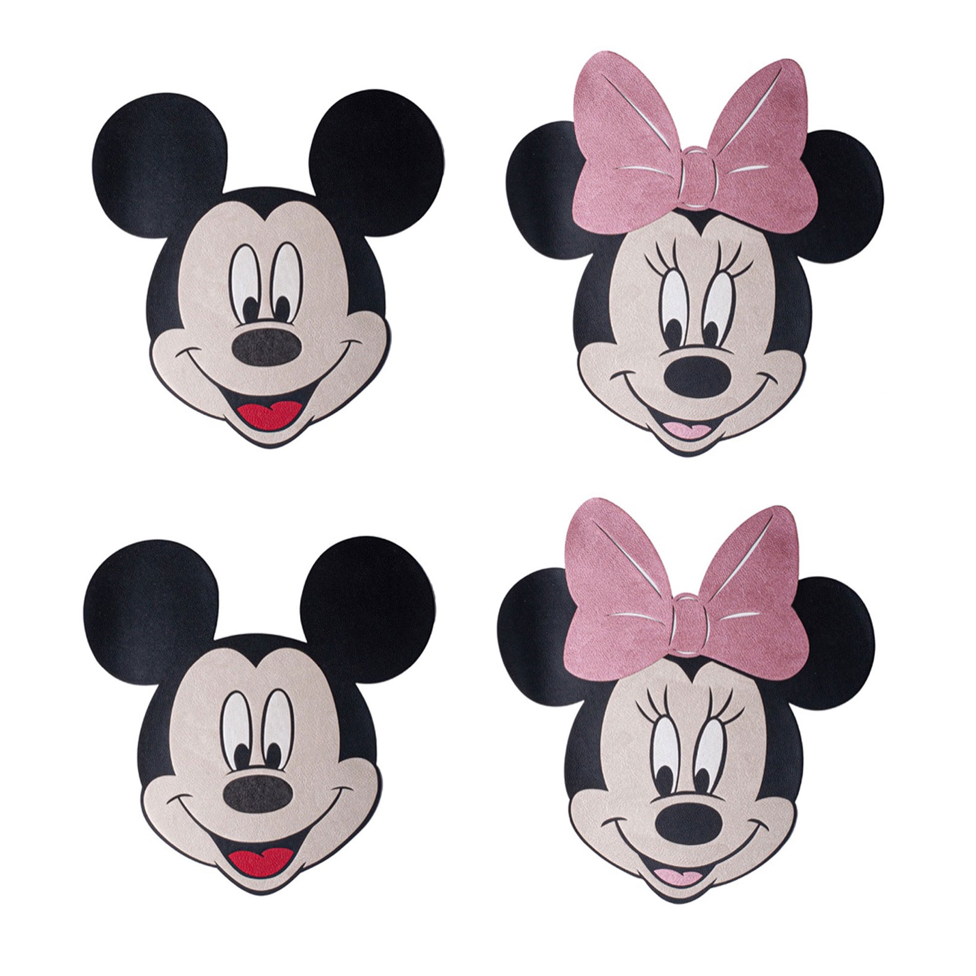 Disney - Individuales Mickey y Minnie set x4 o set x6