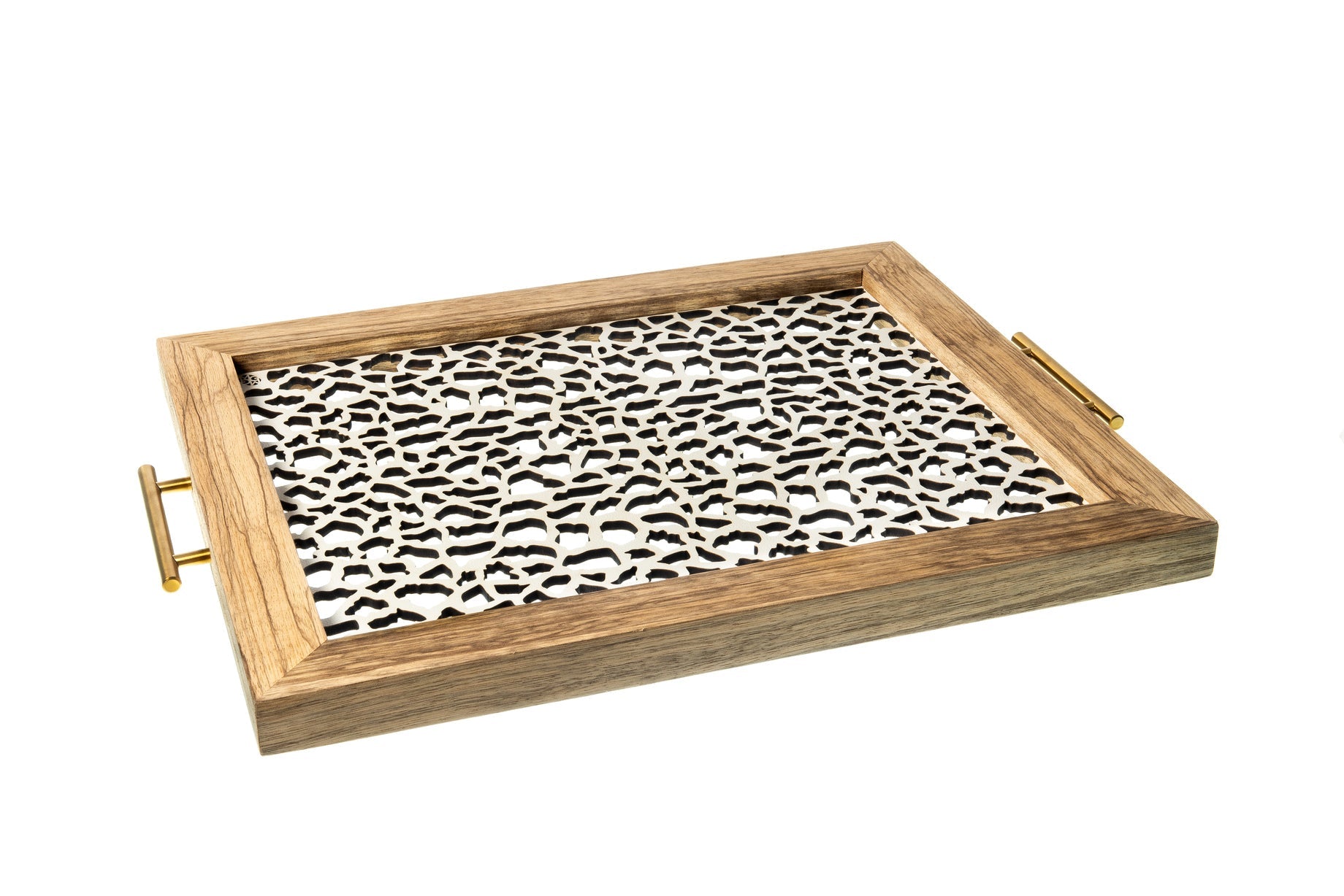 Jirafa - Bandeja Rectangular Grande / Madera Natural