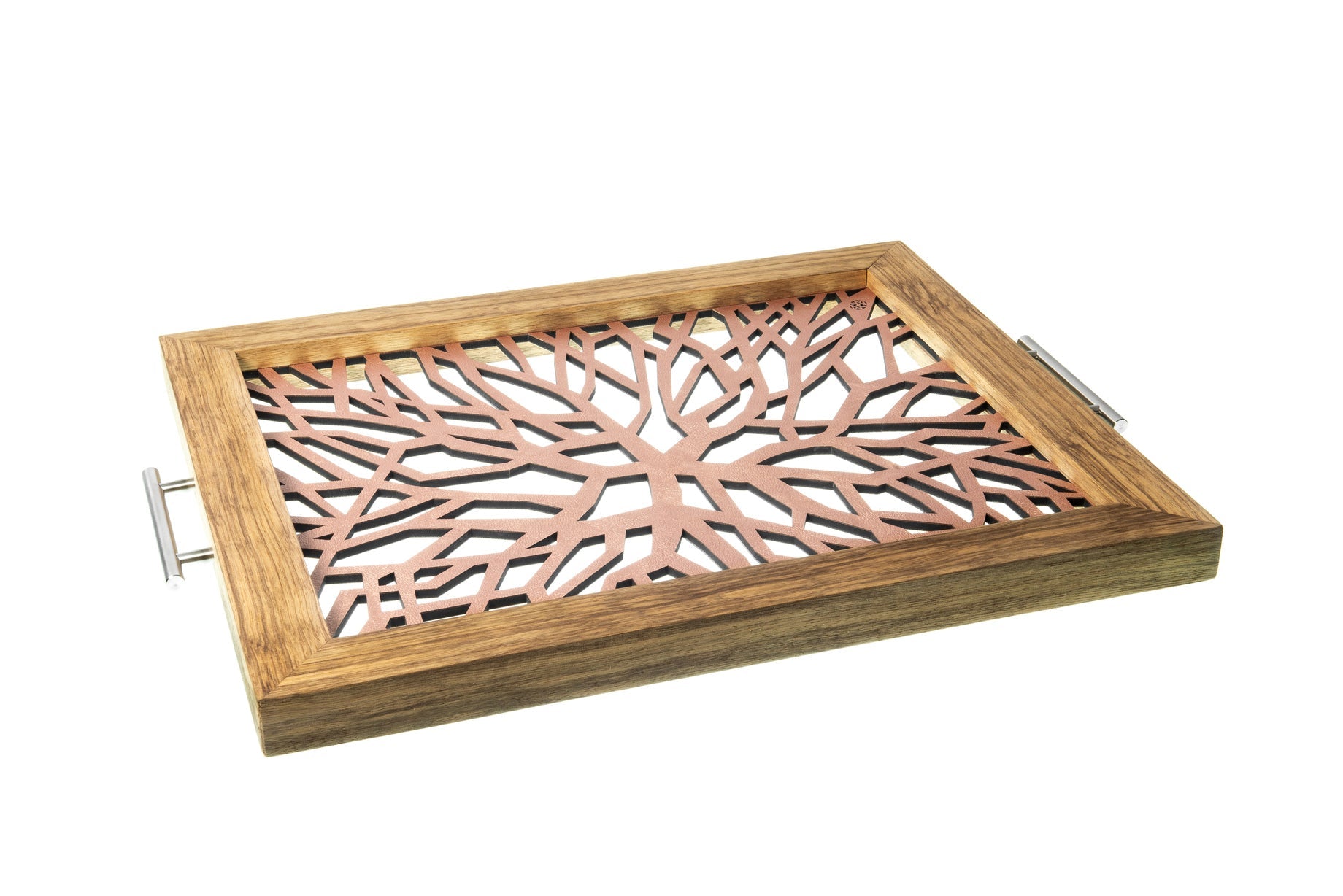 Sinapsis - Bandeja Rectangular Grande / Madera Natural