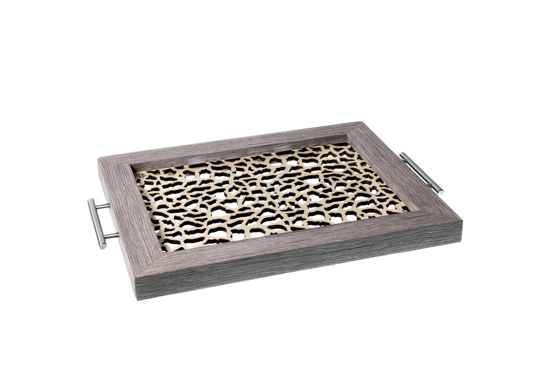 Jirafa - Bandeja Rectangular Mediana / Madera Gris