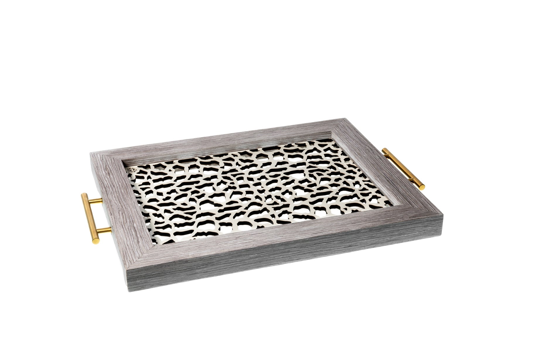 Jirafa - Bandeja Rectangular Mediana / Madera Gris