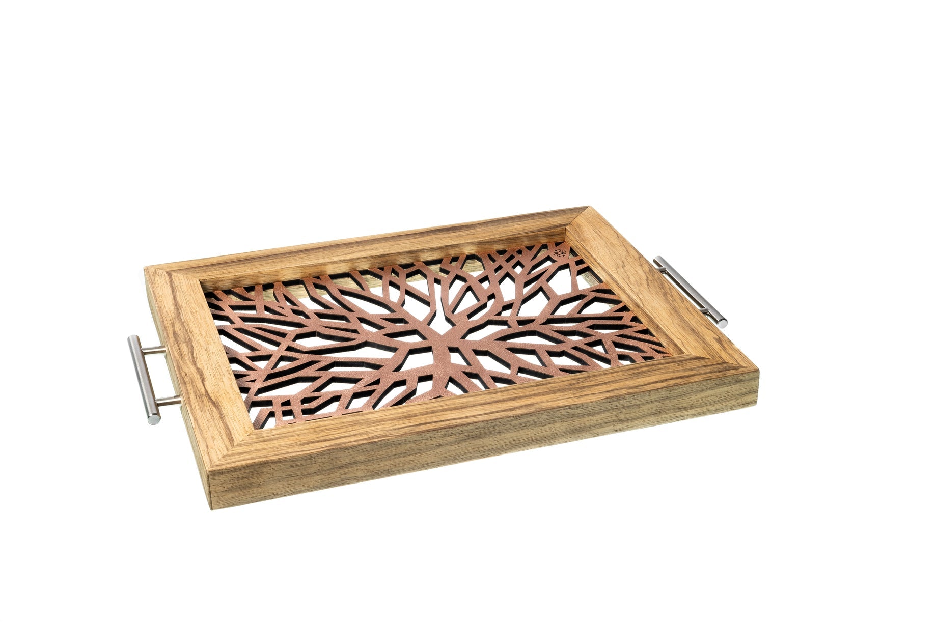 Sinapsis - Bandeja Rectangular Mediana / Madera Natural