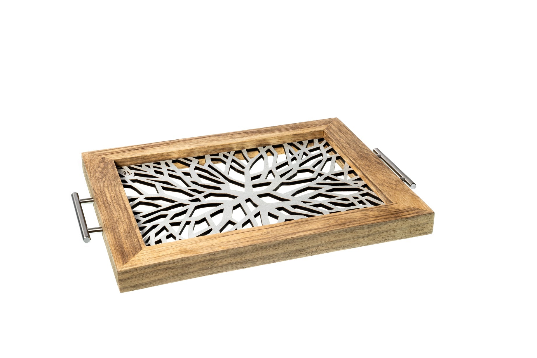 Sinapsis - Bandeja Rectangular Mediana / Madera Natural