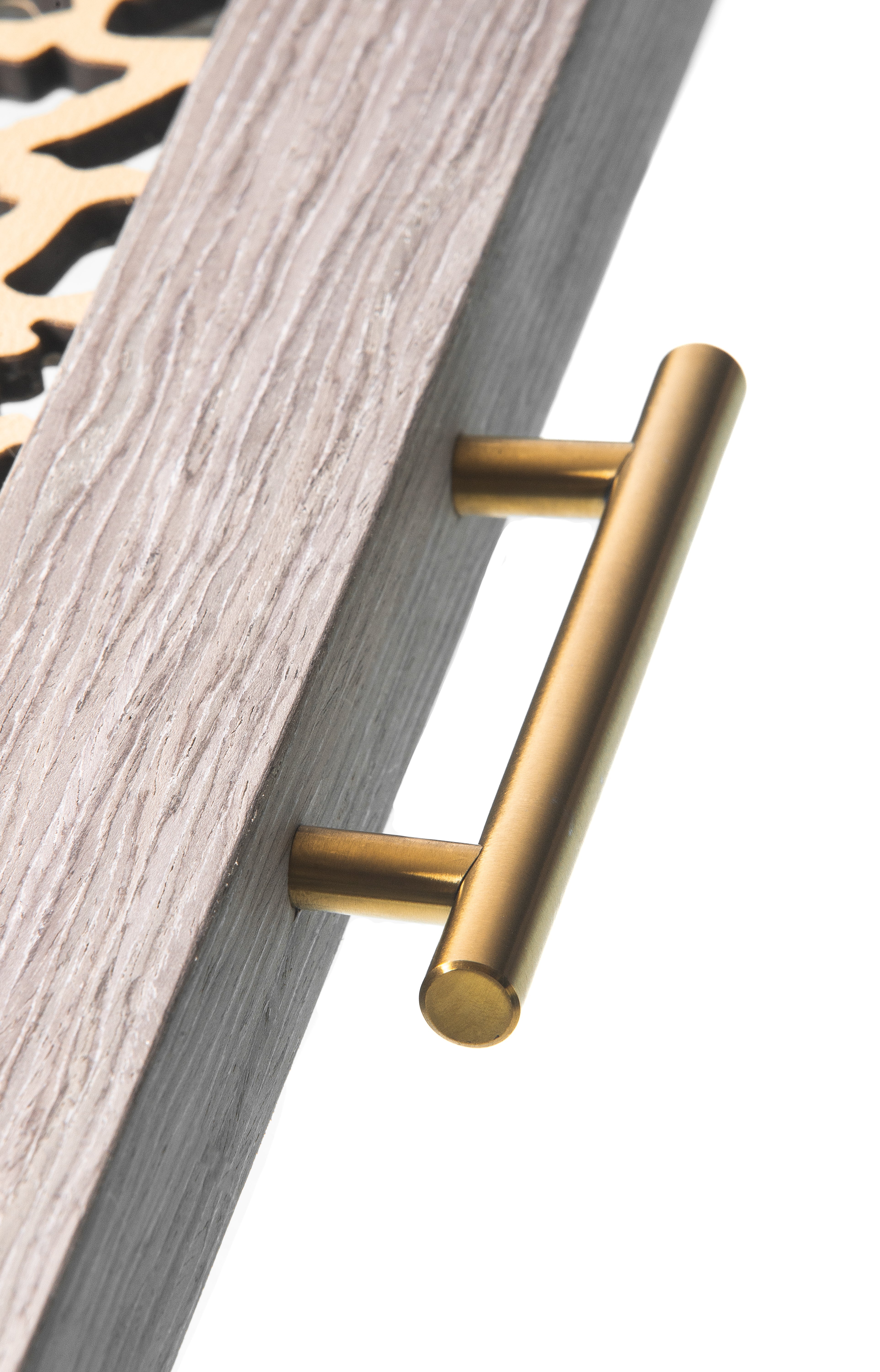Jirafa - Bandeja Rectangular Mediana / Madera Gris