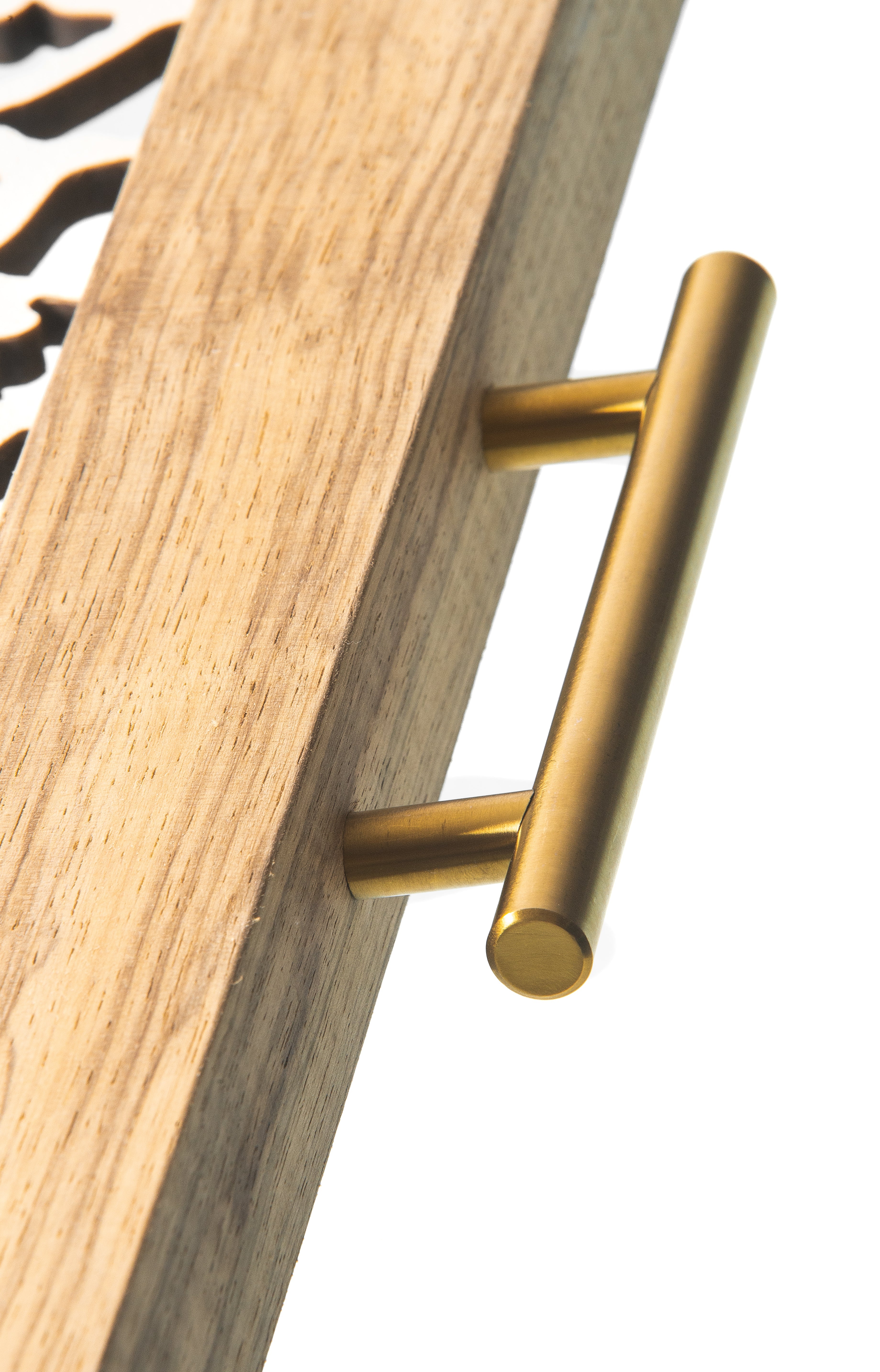 Sinapsis - Bandeja Redonda Grande / Madera Natural