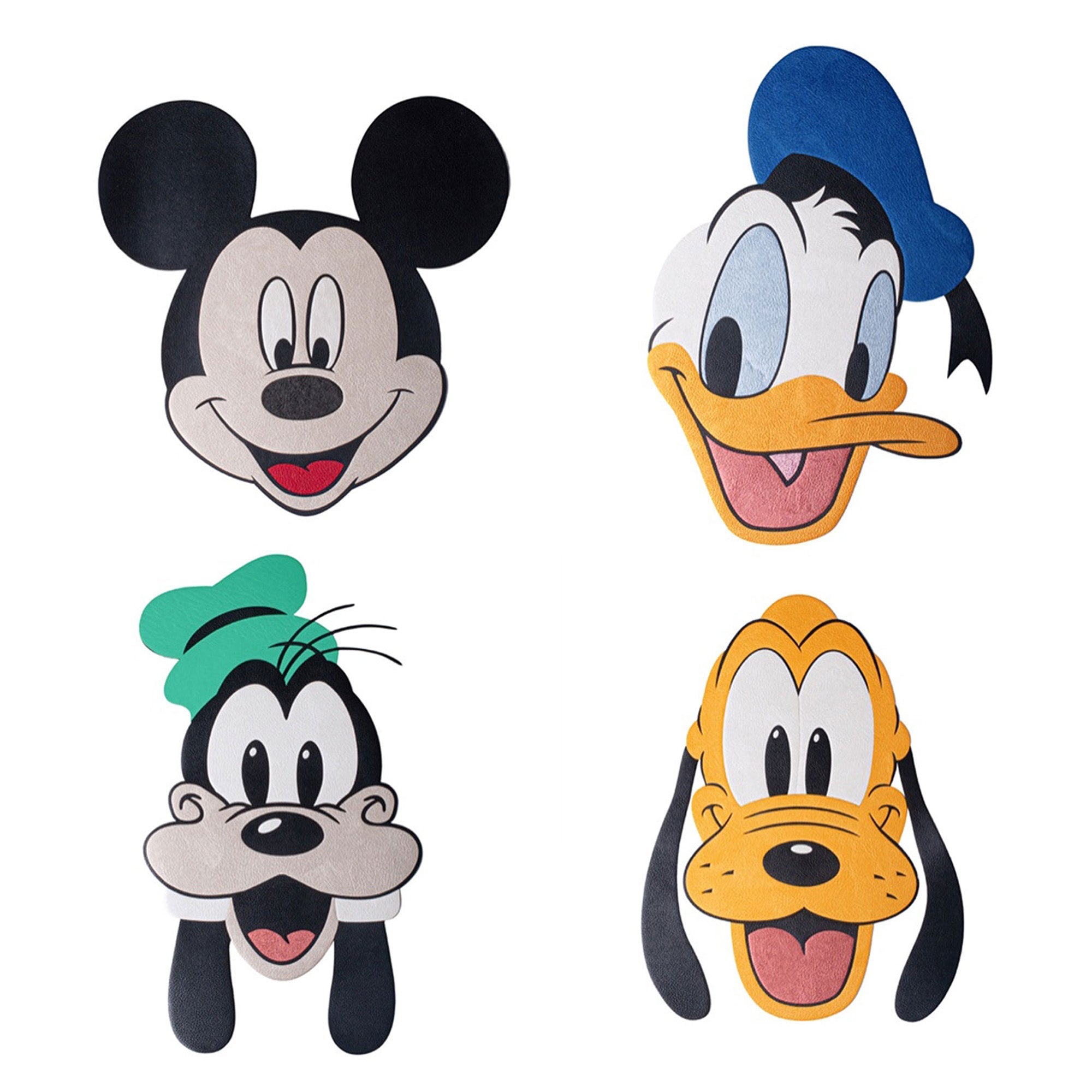 Disney - Individuales Mickey, Donald, Goofy y Pluto set x4