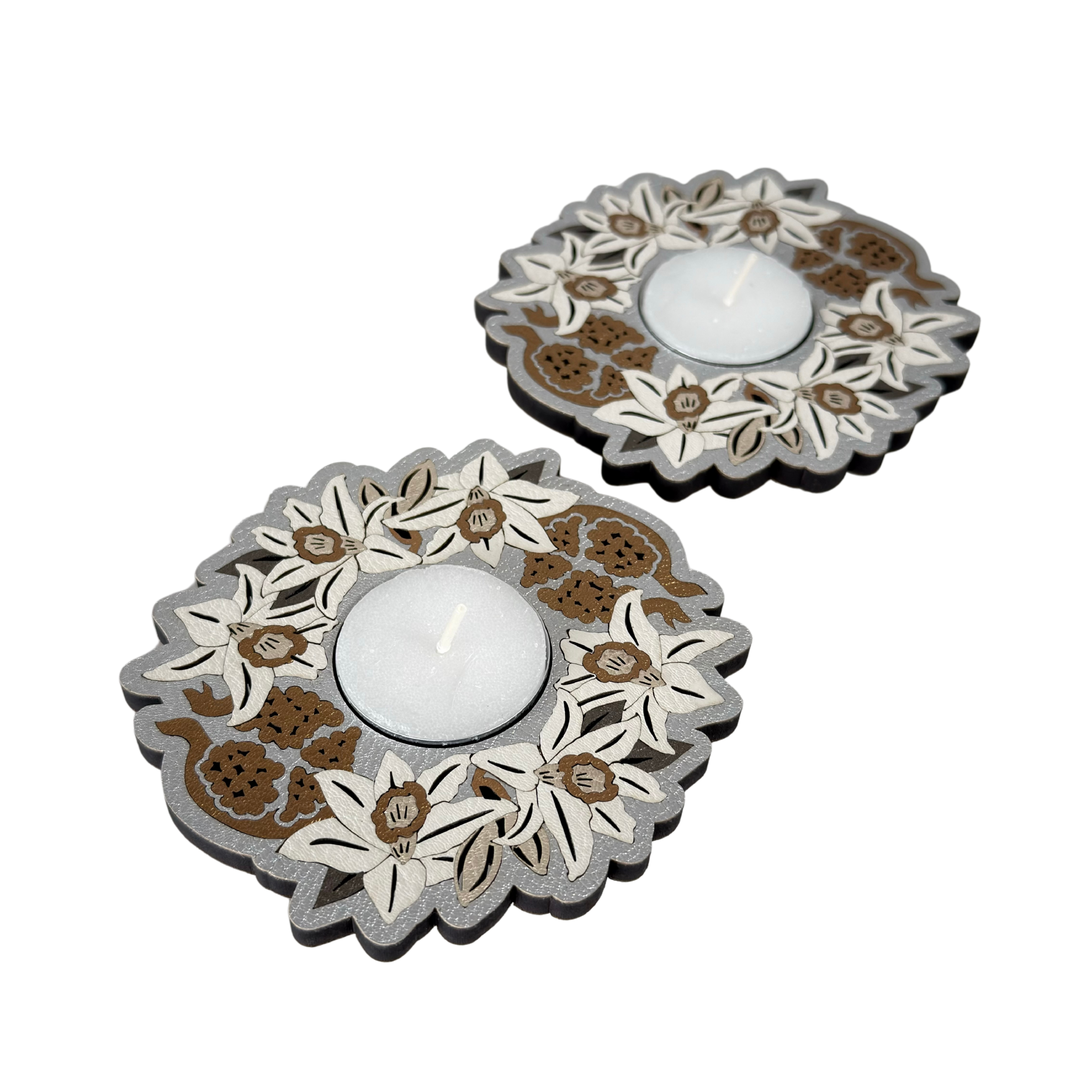 Lily - Candelabro Sencillo Set x2