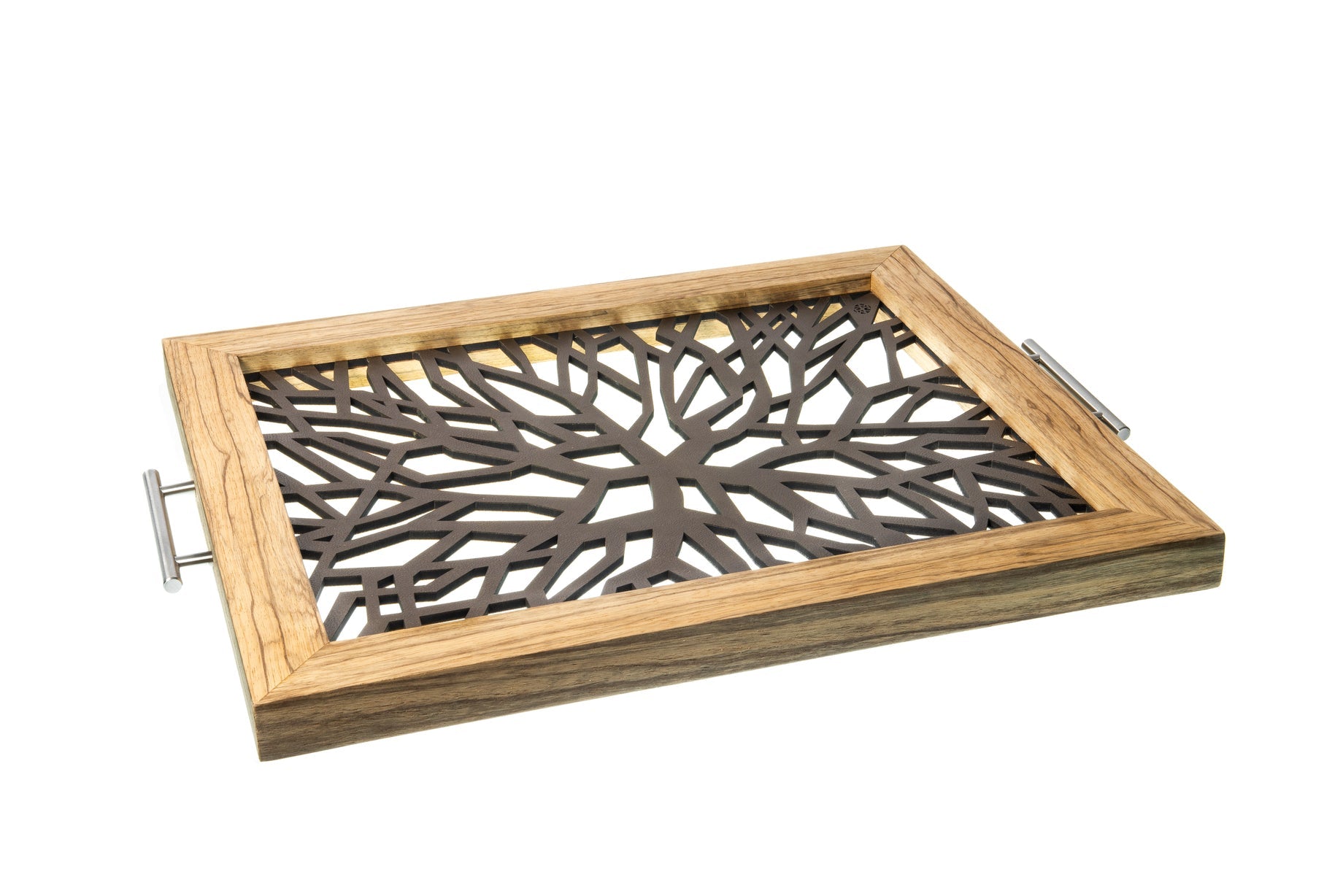 Sinapsis - Bandeja Rectangular Grande / Madera Natural