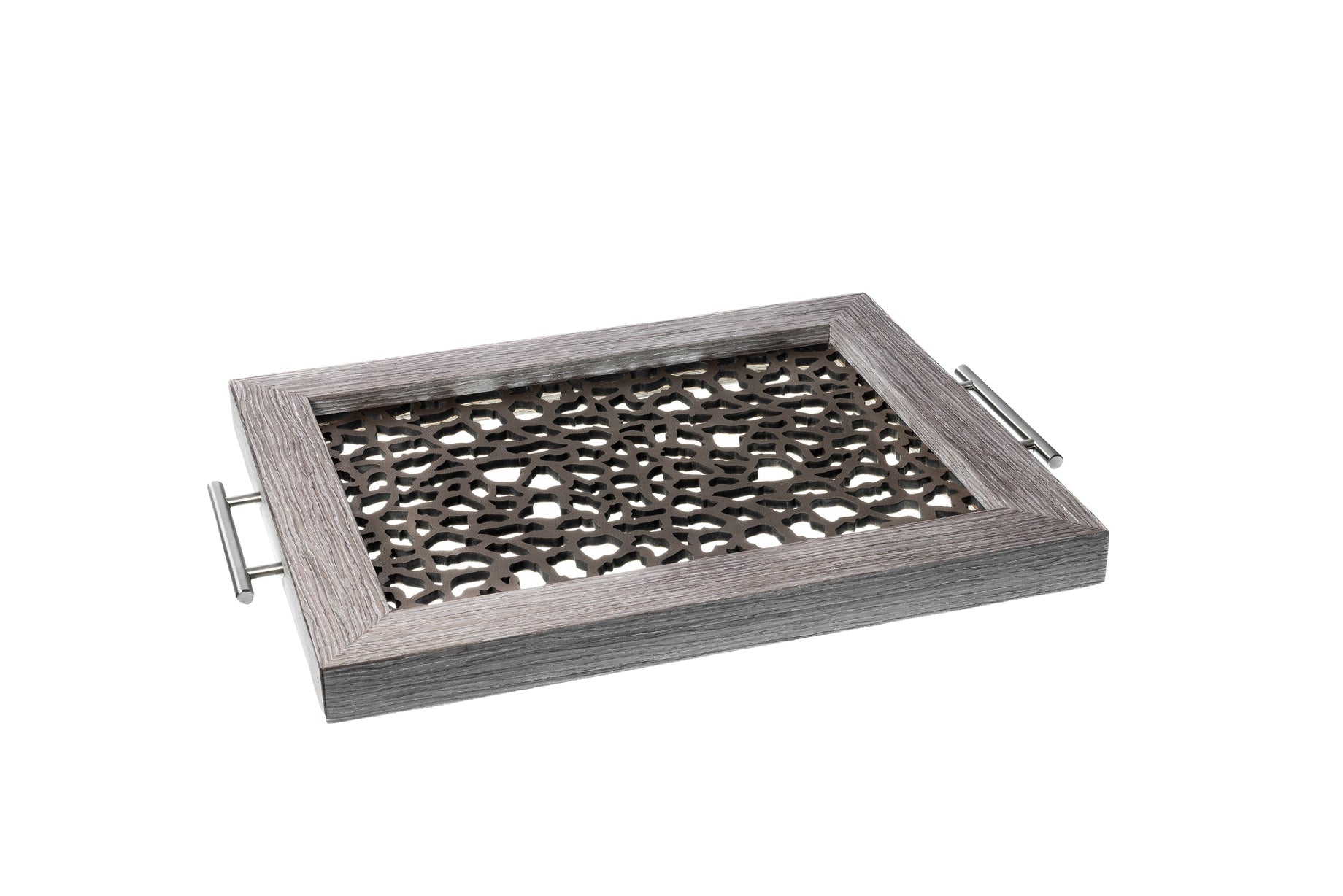 Jirafa - Bandeja Rectangular Mediana / Madera Gris