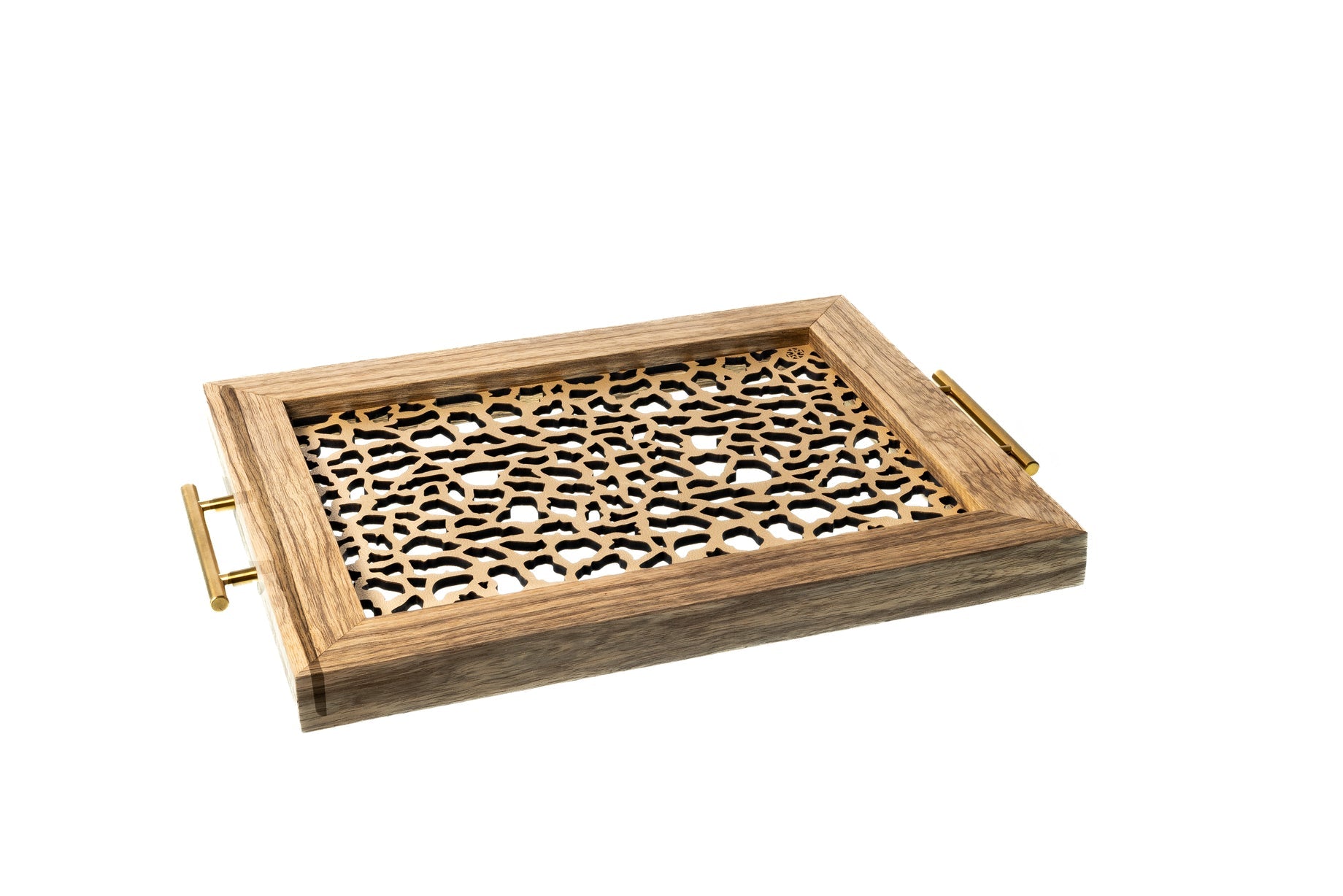 Jirafa - Bandeja Rectangular Mediana / Madera Natural