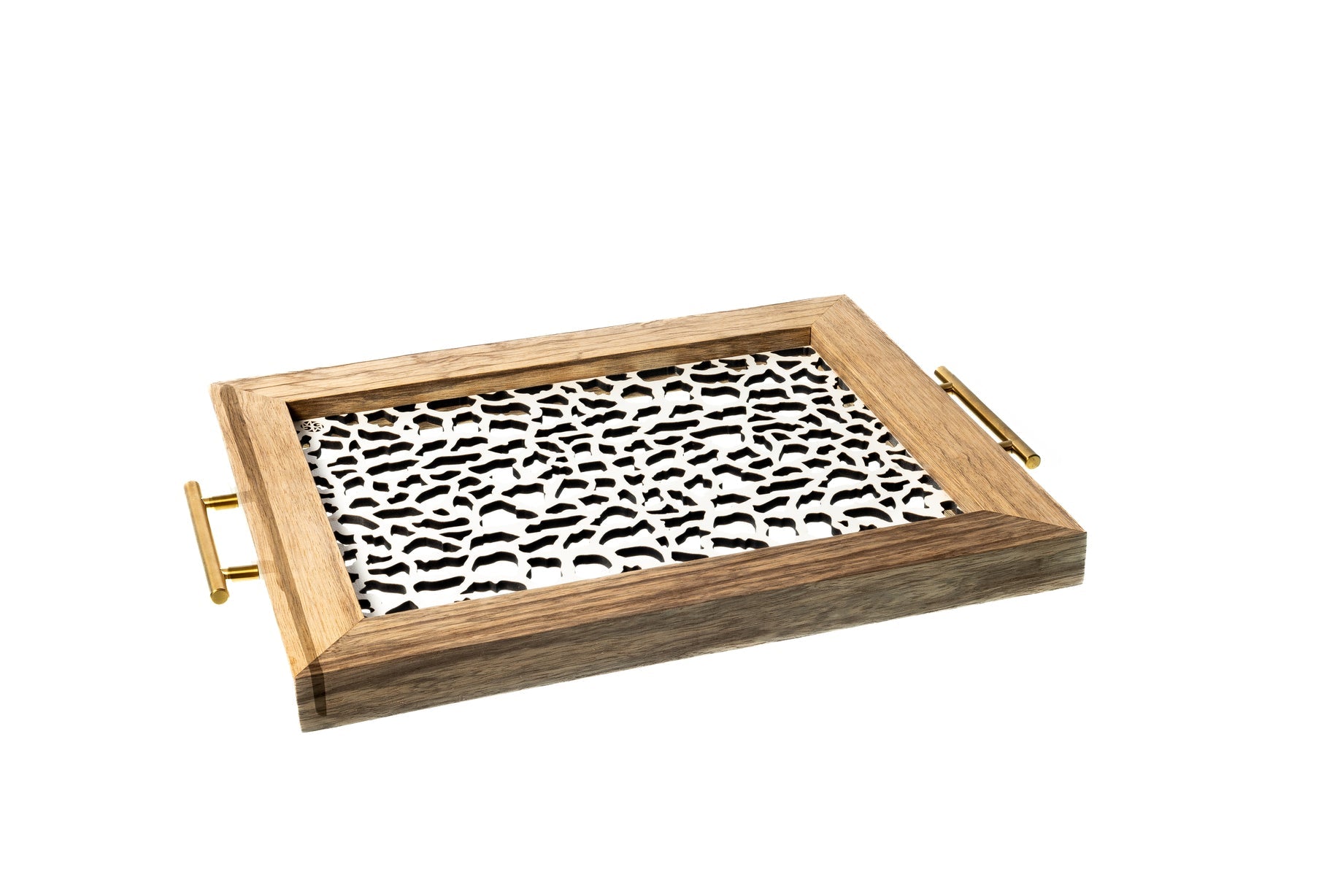 Jirafa - Bandeja Rectangular Mediana / Madera Natural