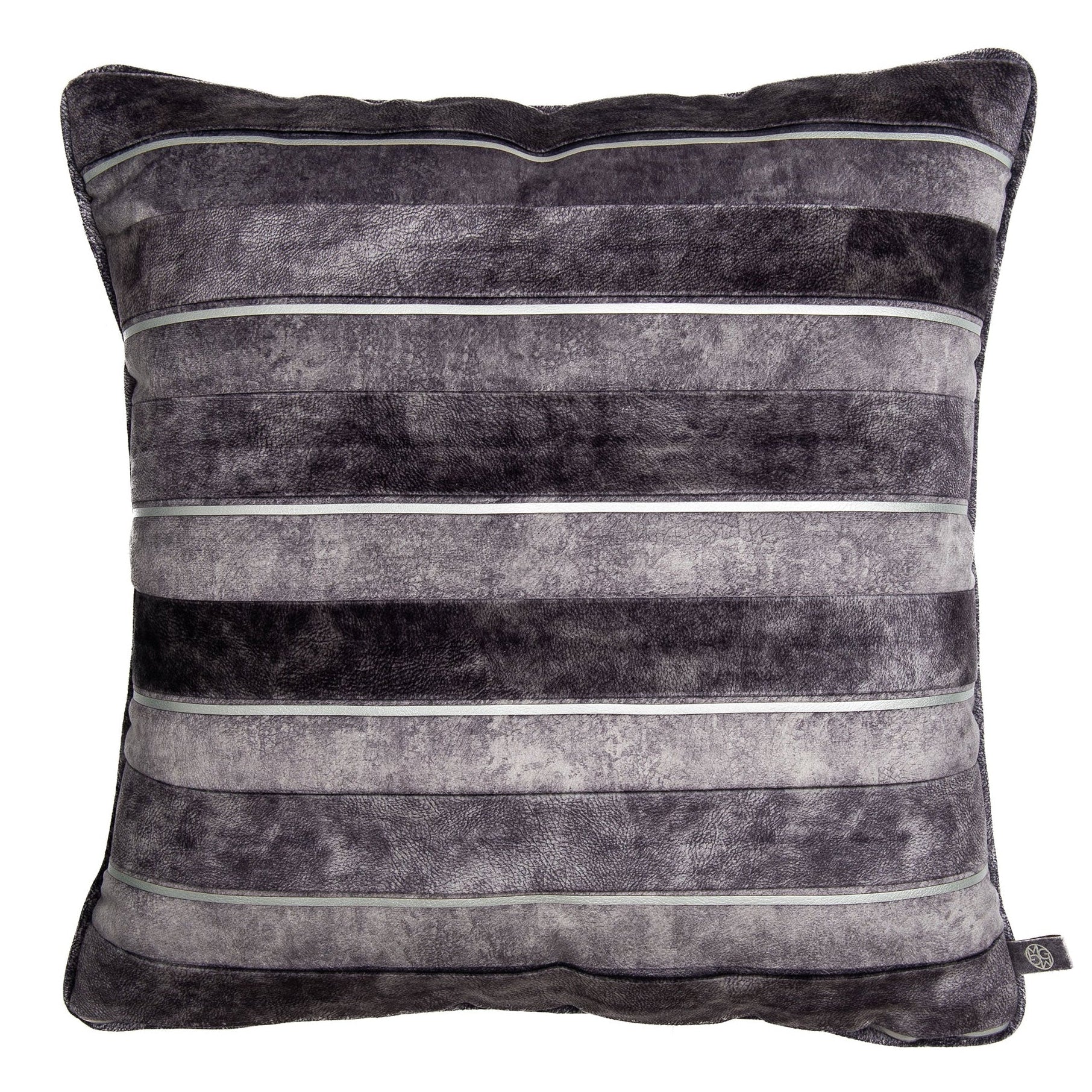 Horizontal Cojin - Plomo/Plata
